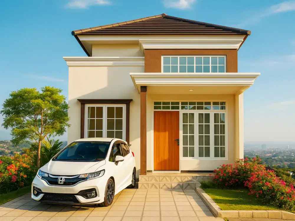 Rumah Modern Classic di Kota Malang dengan View Pegunungan dan City Light