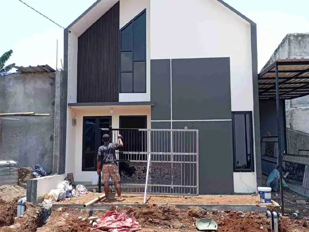 Rumah bebas banjir di pondok terong depok
