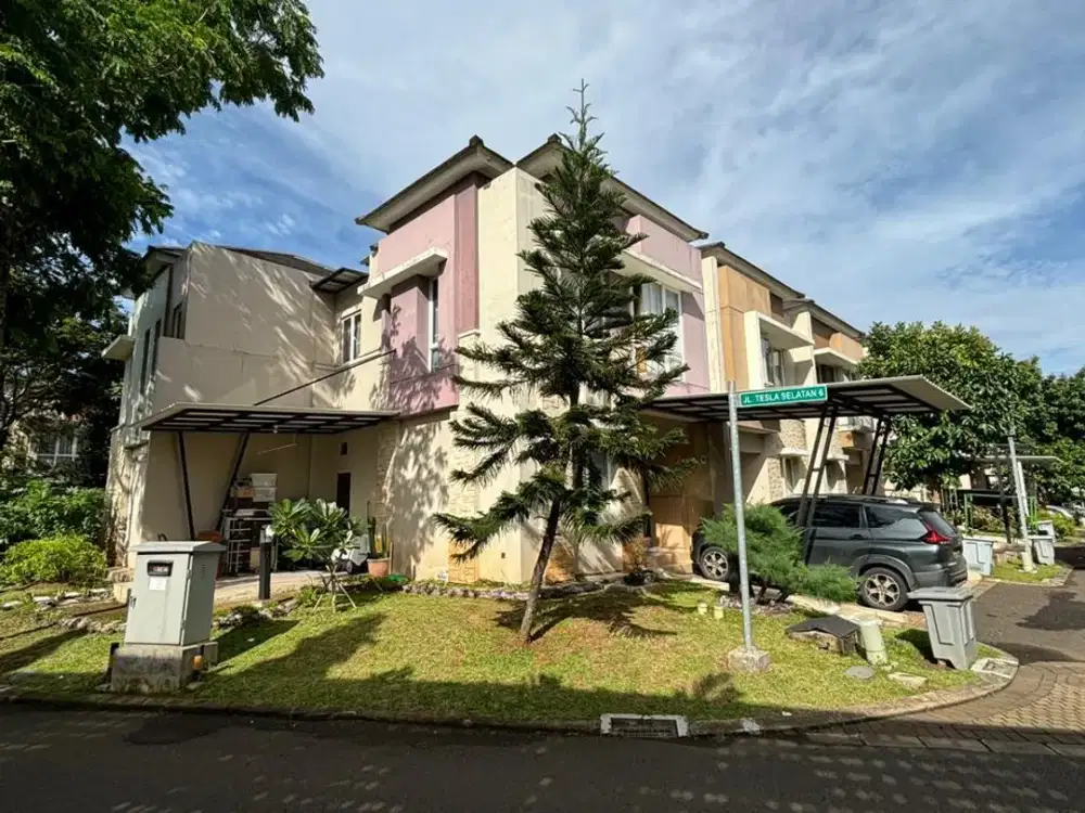 Dijual rumah Hoek Scientia cluster Tesla Gading Serpong Furnished