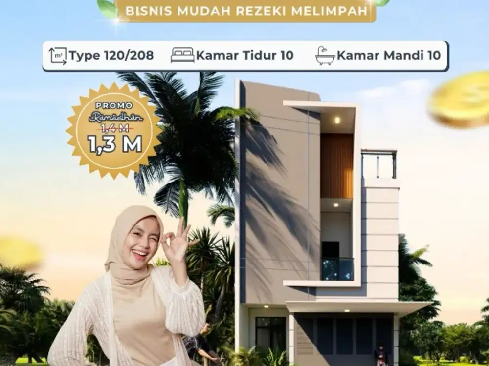 RUMAH KOS MINIMALIS FREE FASAD DEKAT UMM UB