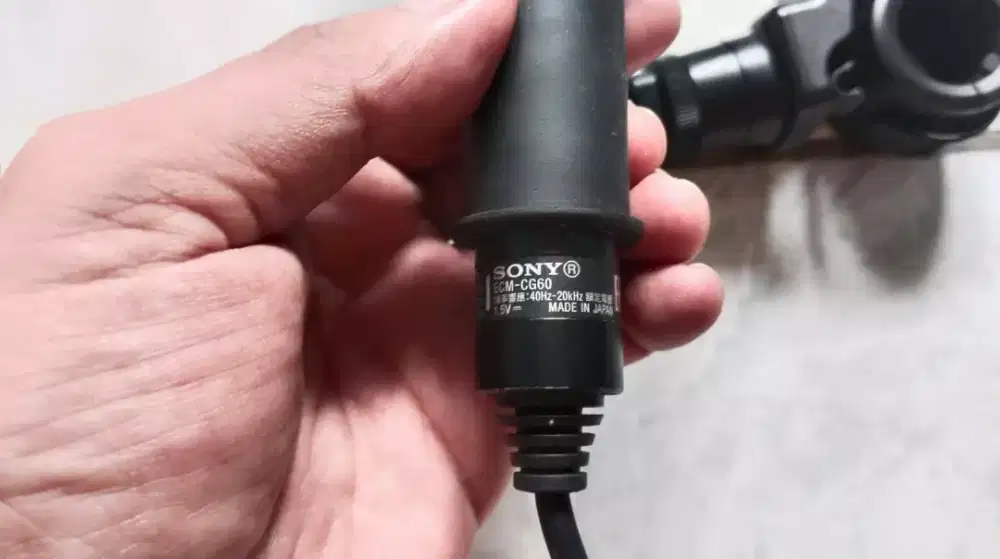 Microphone external sony ecm-cg60 original