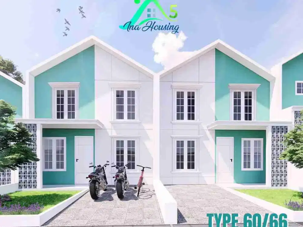 rumah cantik siap huni cash dan KPR