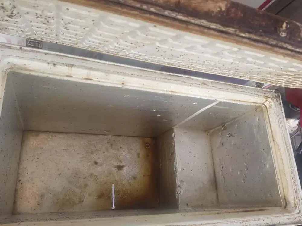 Jual frezer bekas 300 liter.