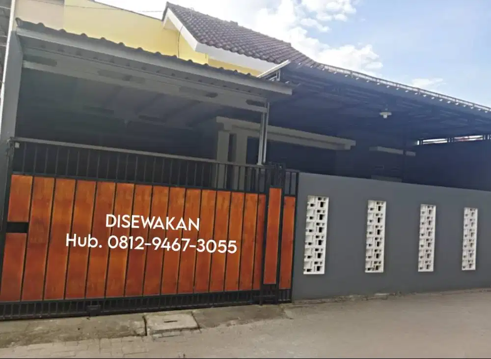 Disewakan Rumah Tinggal Minimalis, Aman & Nyaman