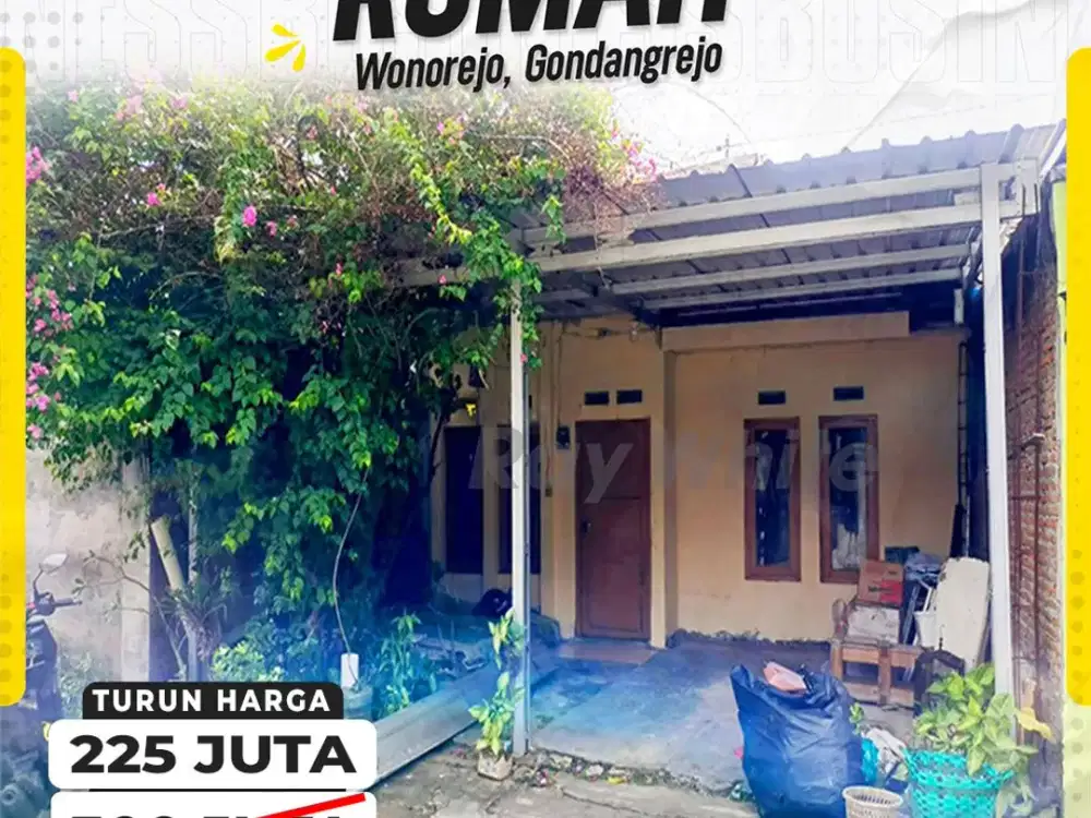 Dijual Rumah Minimalis Harga Murah Siap Huni Di Gondangrejo Karanganyar