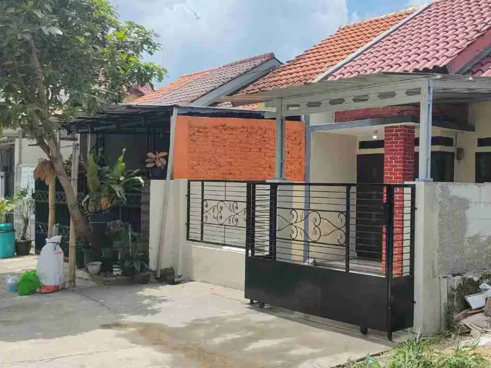 rumah siap huni tanpa DP free pagar & canopy