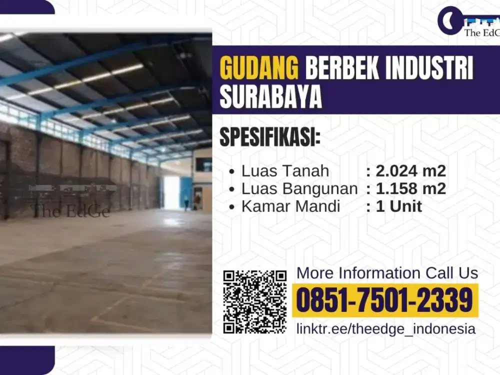 Sewa Gudang Strategis di Kawasan Berbek Industri SIER Surabaya
