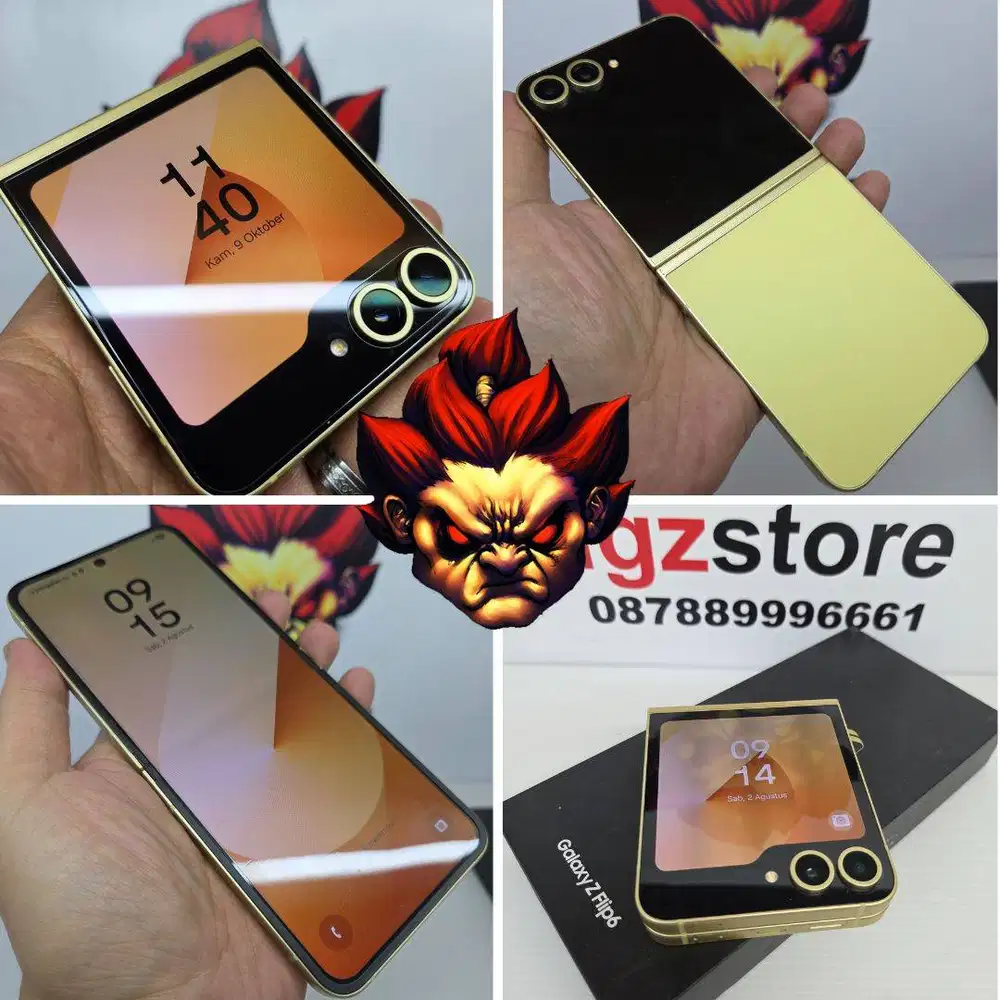 SUPER MULUS 99% Samsung Z Flip 6 Yellow 256 SEIN Fullset