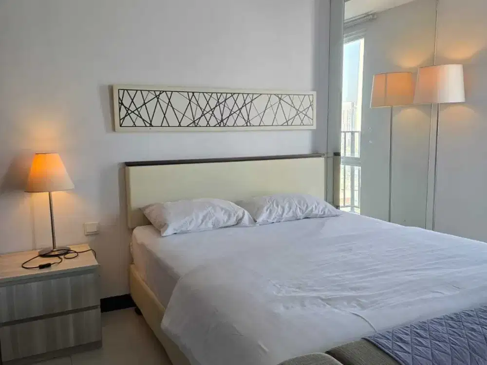 JUAL CEPAT APARTEMEN STUDIO AZALEA CIKARANG FULL FURNISHED VIEW LEPAS