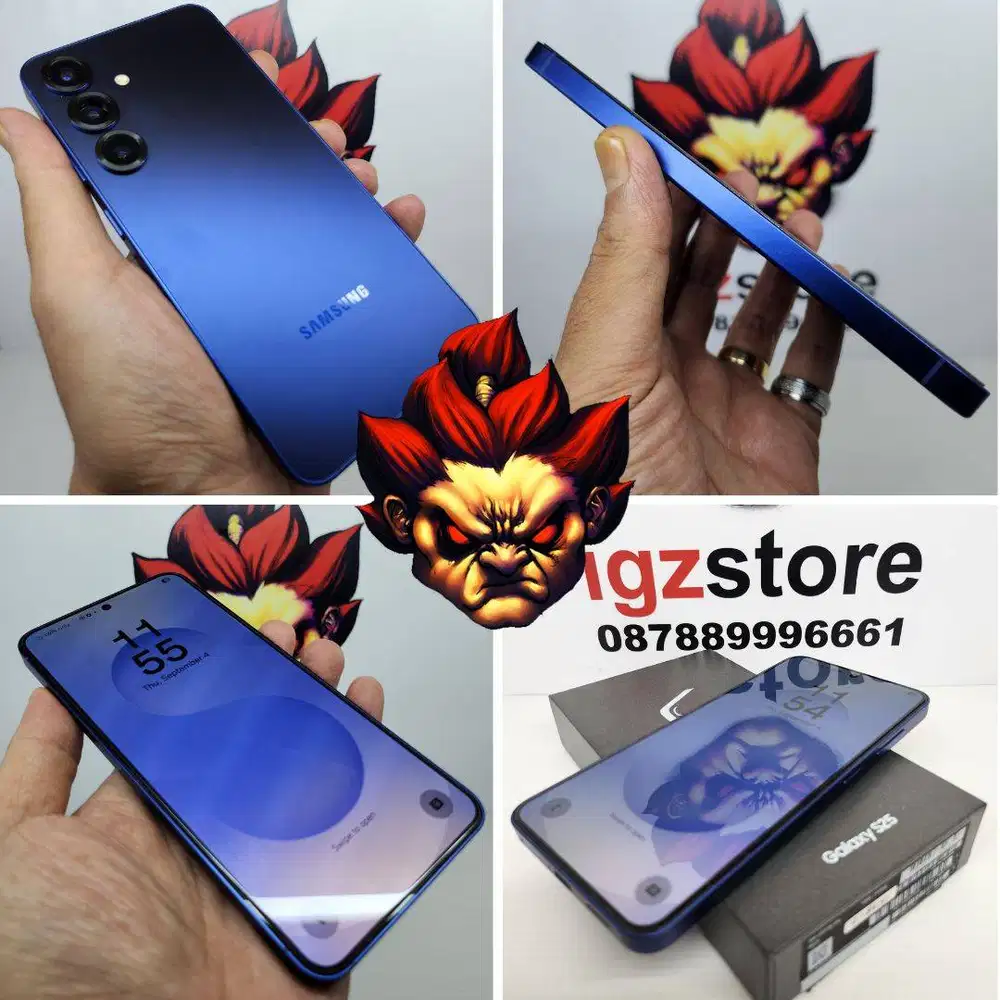 Samsung S25 Navy 12/256/512 Resmi SEIN grs ON Fullset ORI NOMINUS