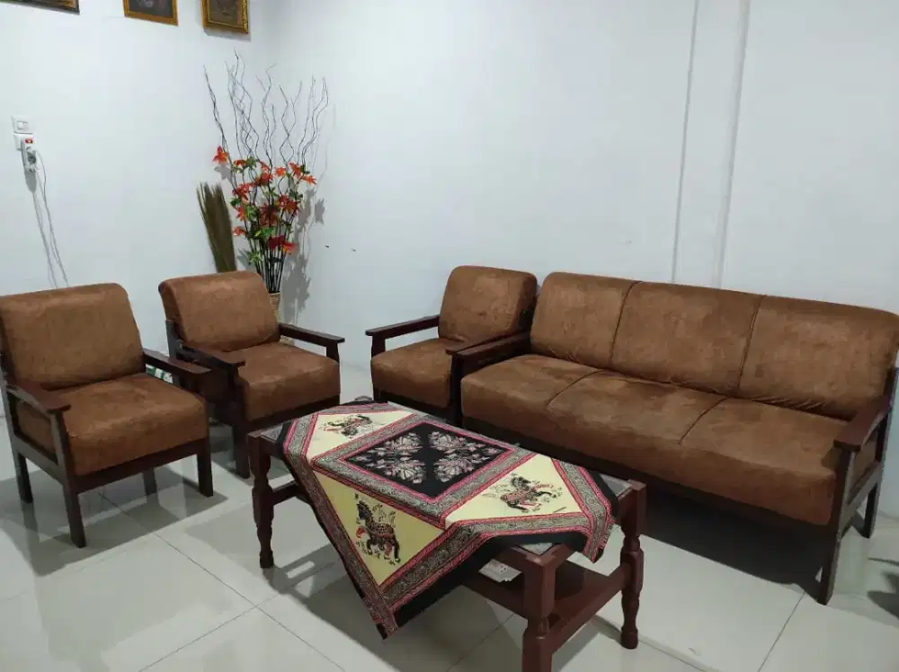 Kursi Meja Set Jadul