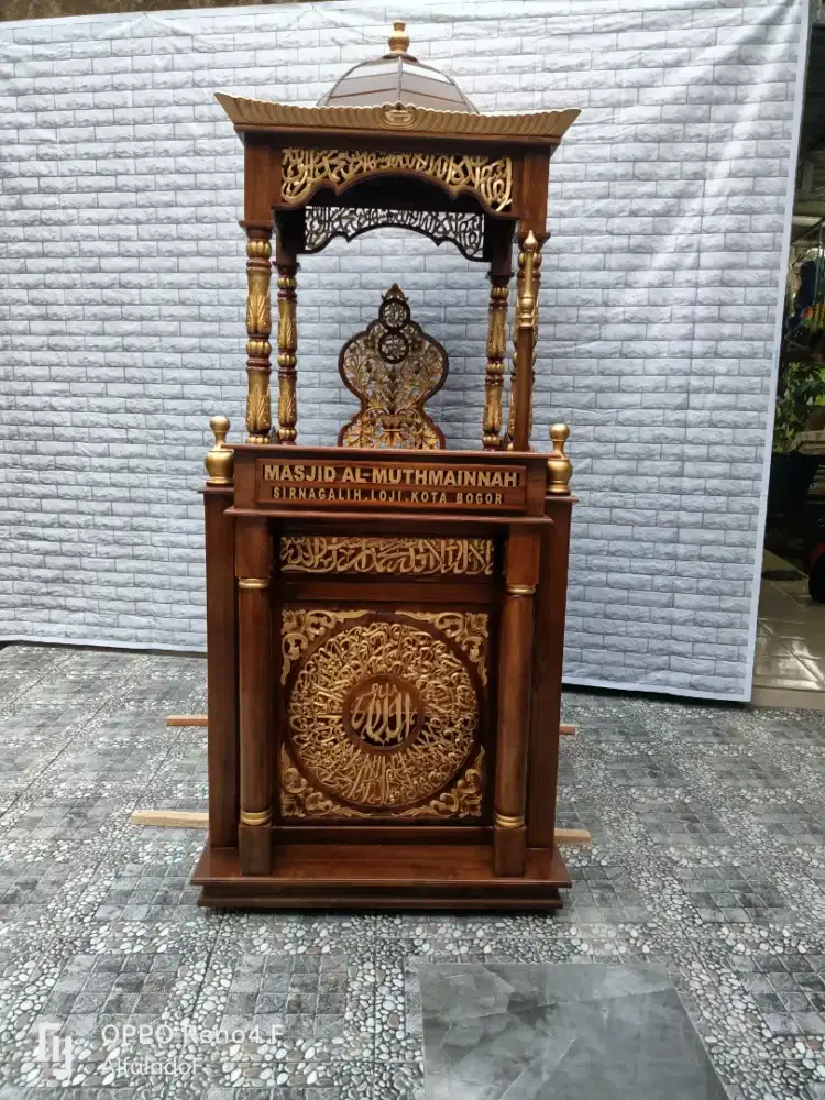 Mimbar masjid kubah 46