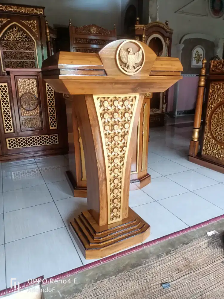 Mimbar masjid podium 47