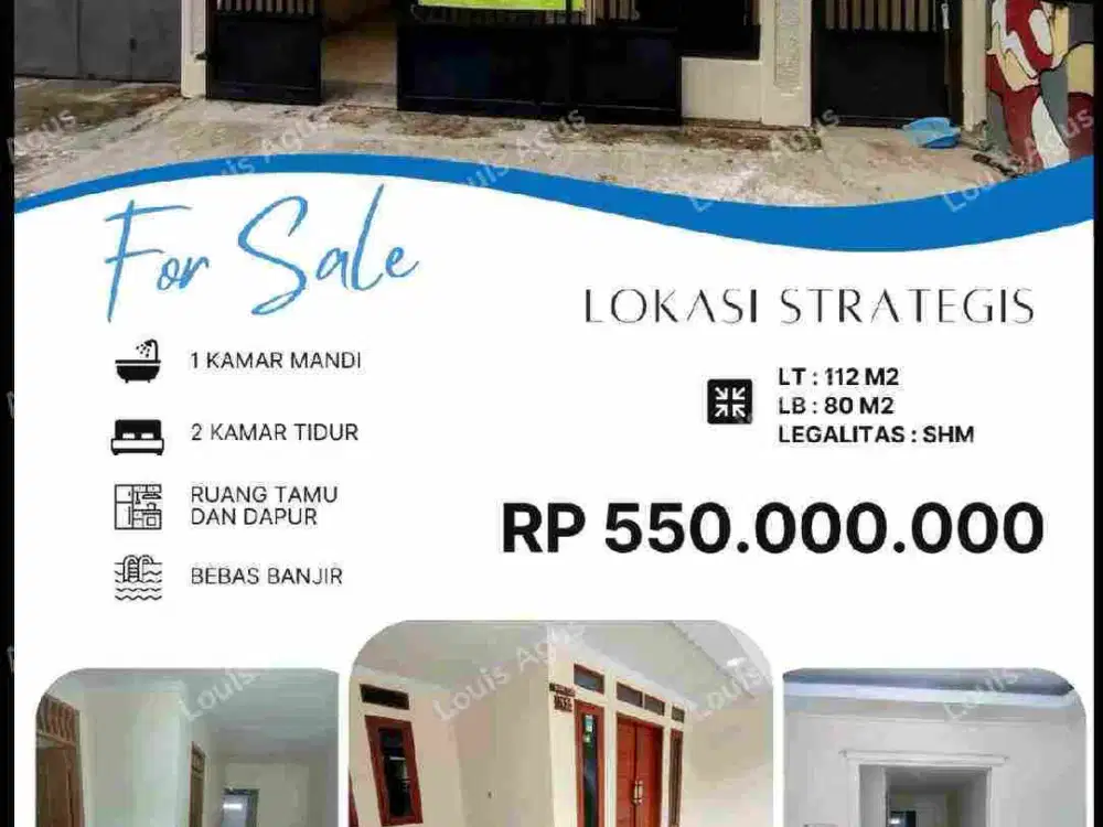 Rumah Murah Lokasi Strategis Di Perumahan Puri Agung Permai Kutabumi, Kab. Tangerang