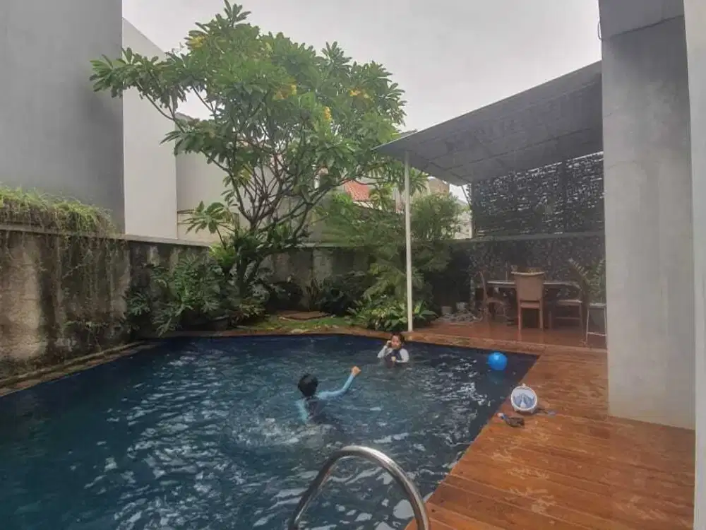 Jual cepat rumah siyap huni dan bagus di pondok labu, green Garden