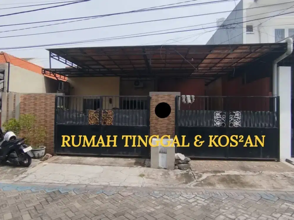 Termurah Rumah Siap Huni dan Kos - Kosan Aktif di Kutisari, Surabaya