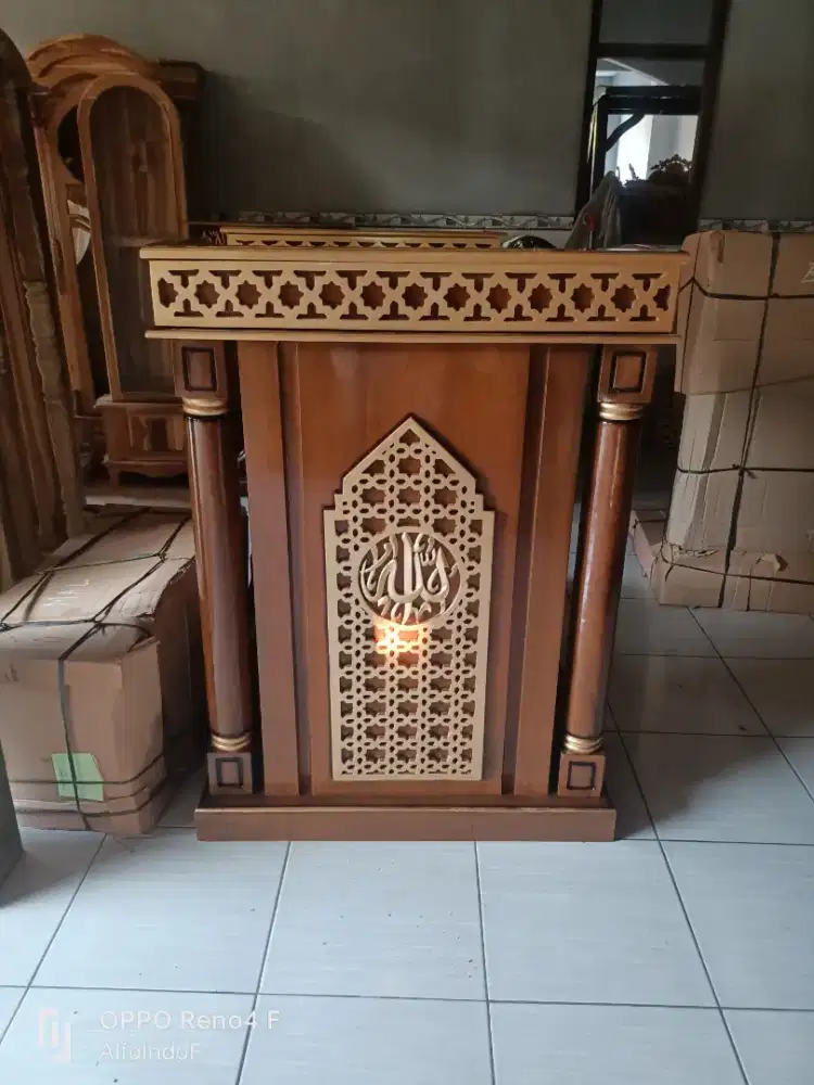 Mimbar masjid podium 62