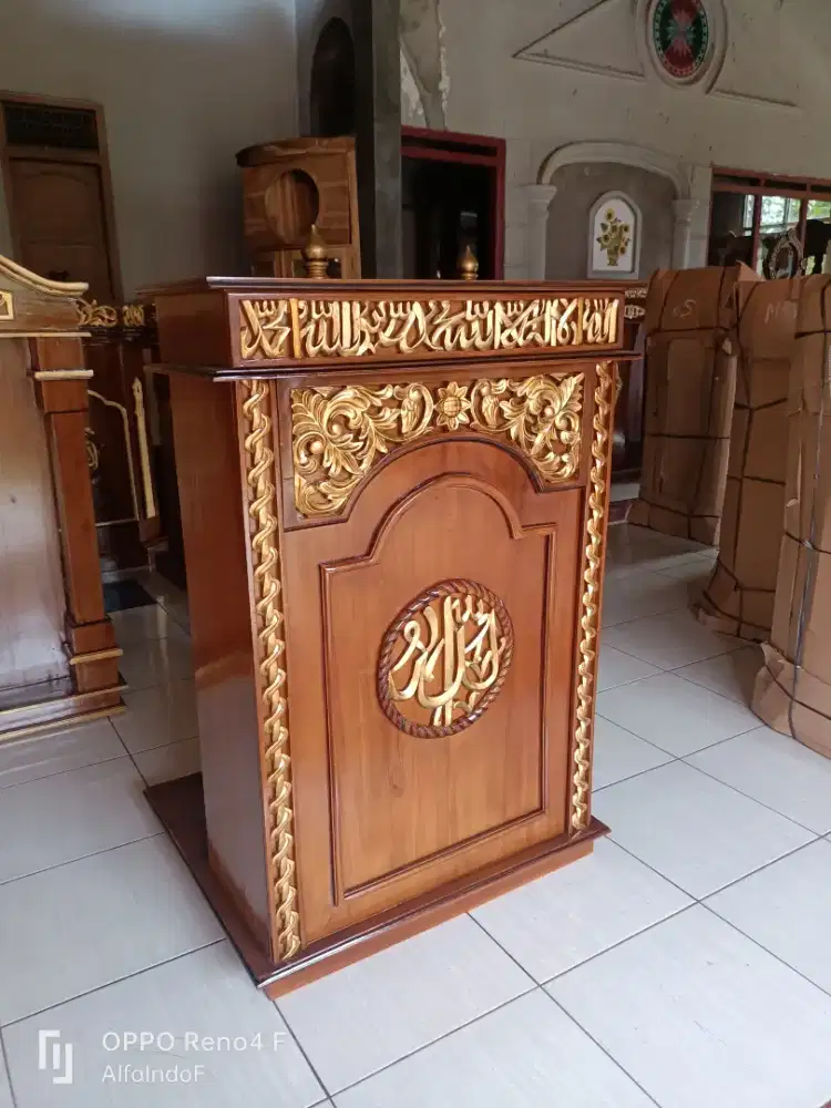 Mimbar masjid podium 67