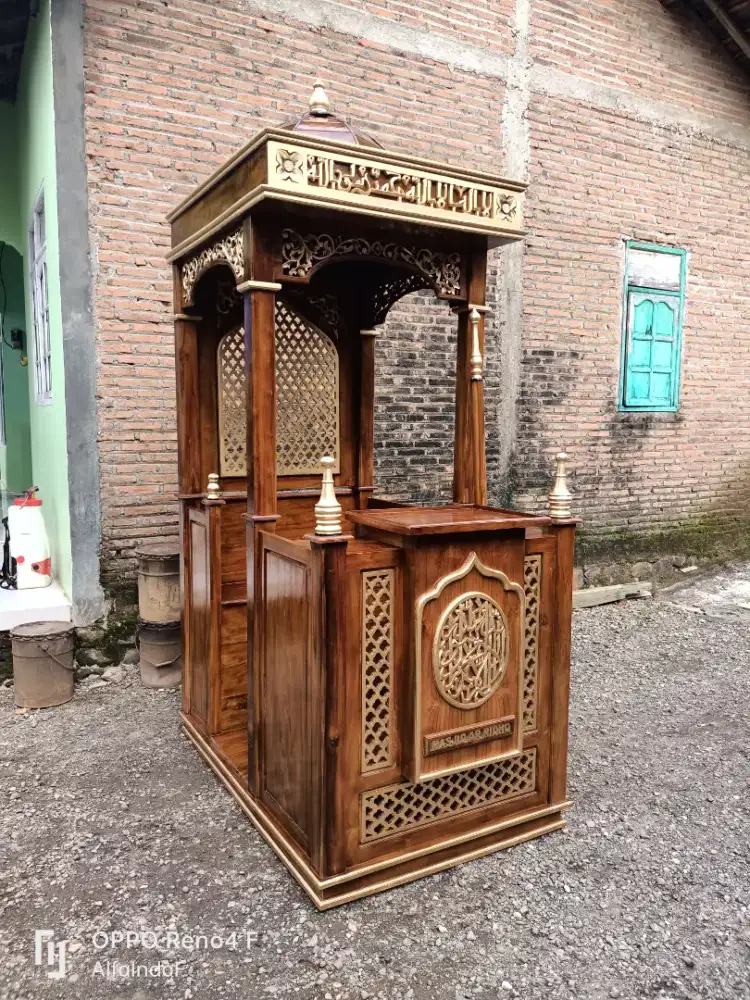 Mimbar masjid kubah minimalis 70