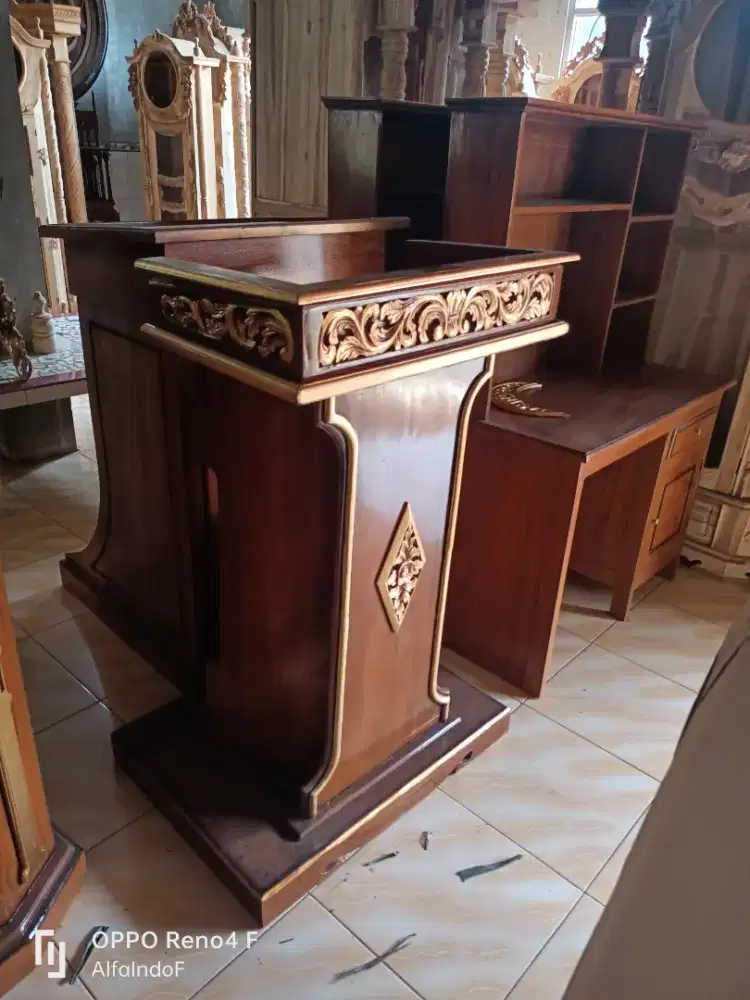 Mimbar masjid podium 75