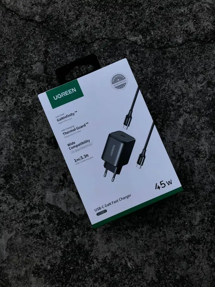 UGREEN Charger Set N Series USB-C GaN Fast Charger 45W with Type-C to