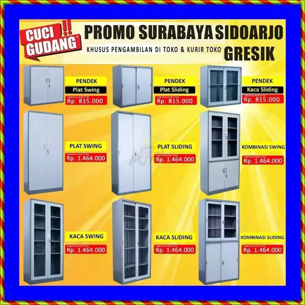 Lemari Arsip Dokumen Kantor Lemari Loker Locker Filling Cabinet Arsip