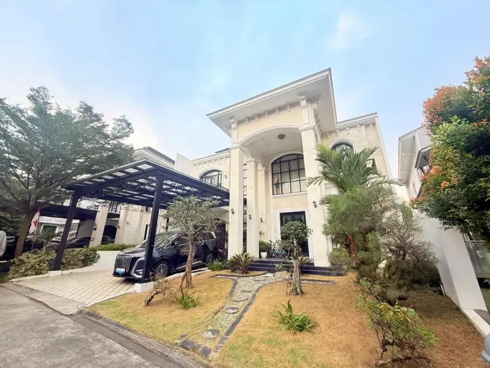 Rumah mewah 2 lantai ada kolam renang dan Lift,Cluster Elit dan Cluster terdepan,depan Green Area,Sentul City
