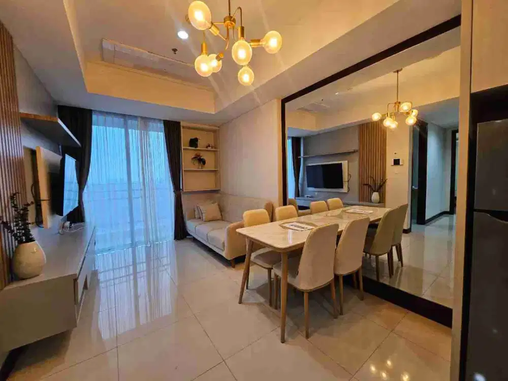 Disewakan Cepat Apartment Casa Grande 2 Bedroom Full Furnish Nego