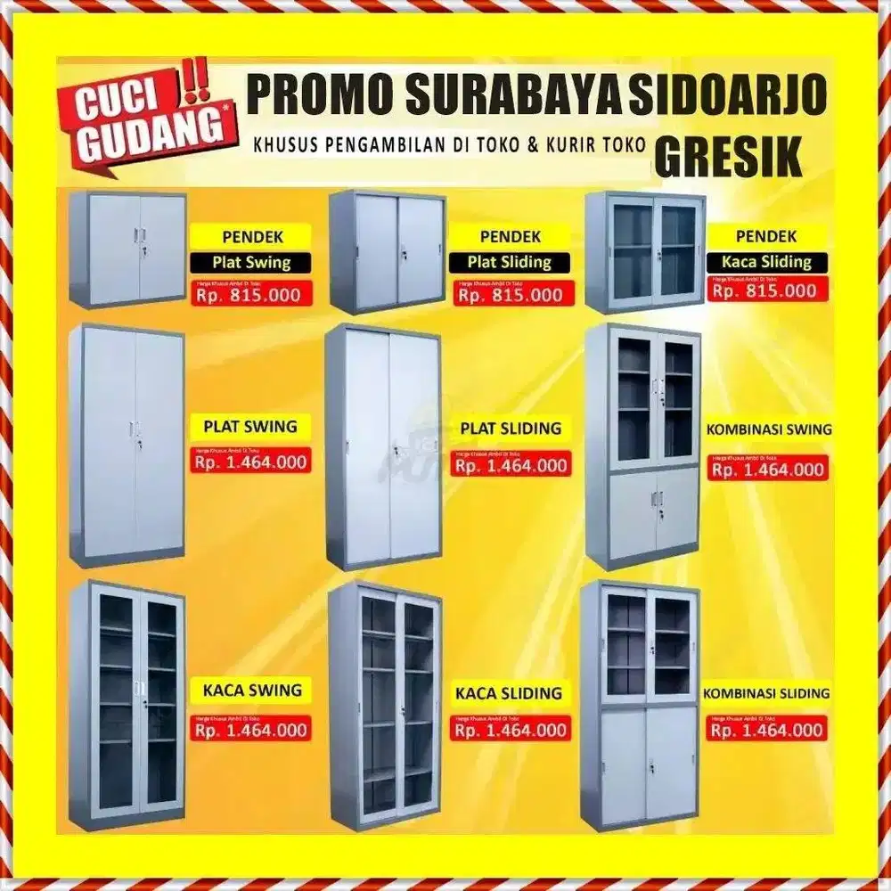 Lemari Arsip dokumen Kantor Lemari Loker Locker Sekolah Kampus Masjid