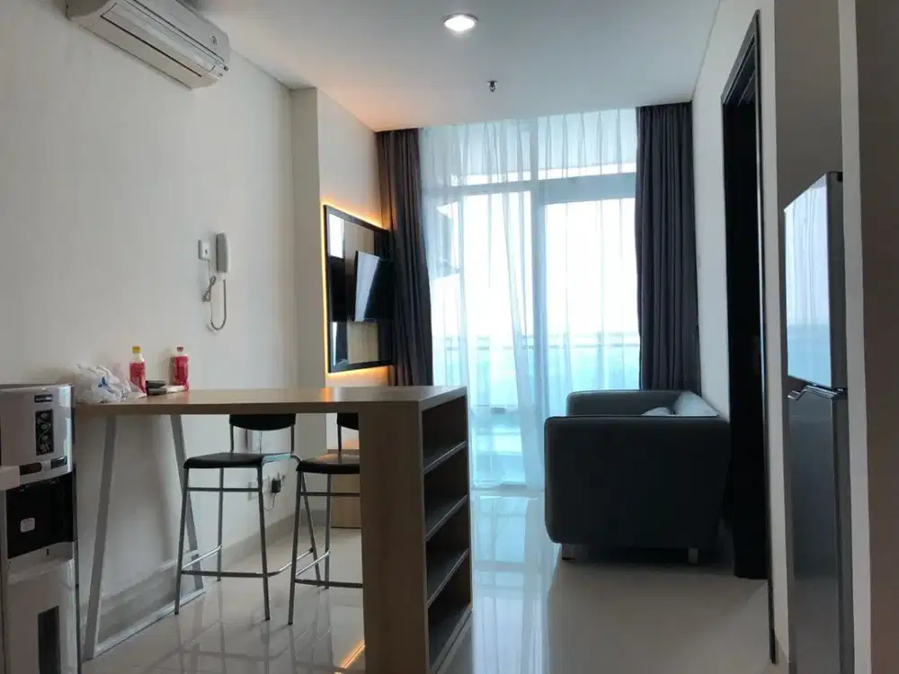 Disewakan 1BR Furnished Apartemen Brooklyn Alam Sutera, Tangerang Selatan