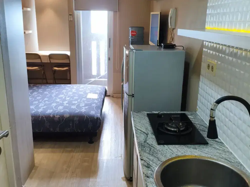 Sewa Studio furnish apartemen green bay pluit jakarta utara greenbay bay walk mall