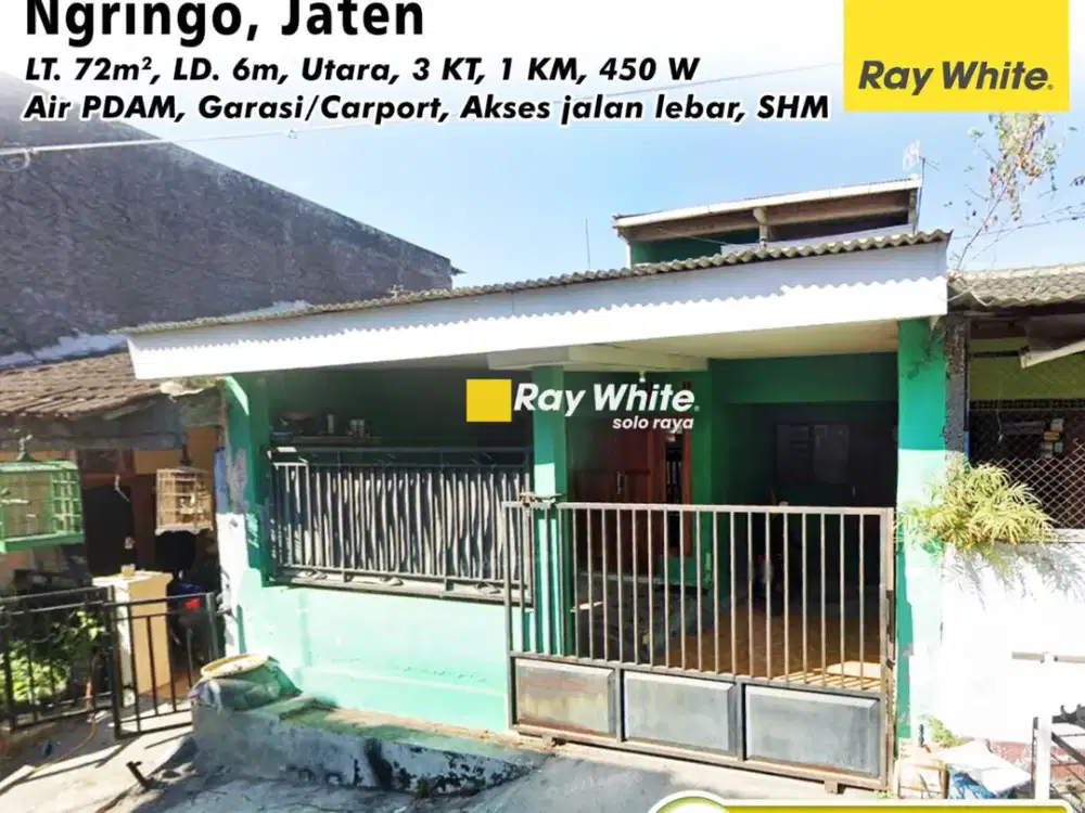 Dijual Rumah Minimalis Siap Huni Harga Murah Di Jaten Dekat Kampus UNS