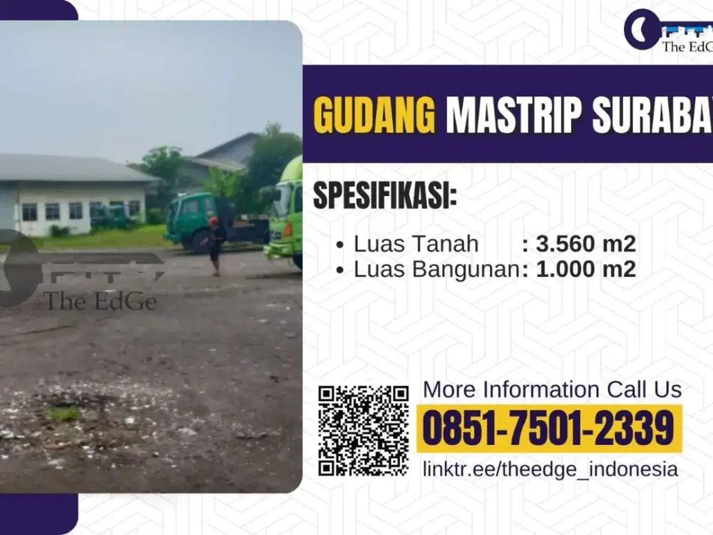 Jual Gudang Mastrip Warugunung Surabaya - The EdGe