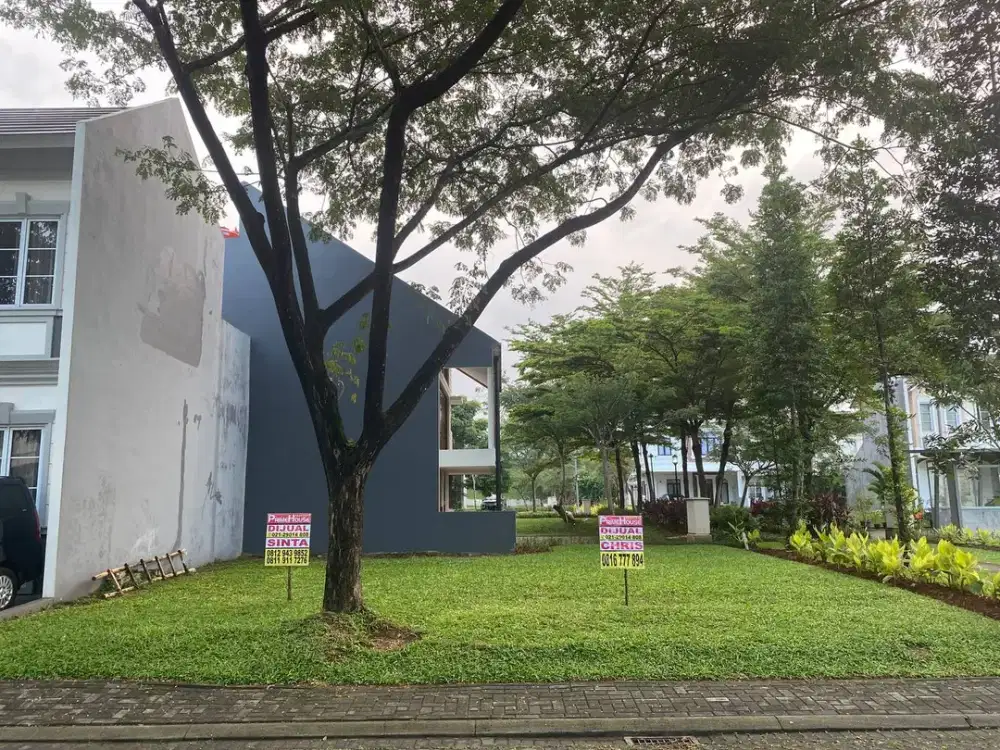 Dijual Kavling Hook di Cluster Azura Vanya Park Bsd. Siap Bangun