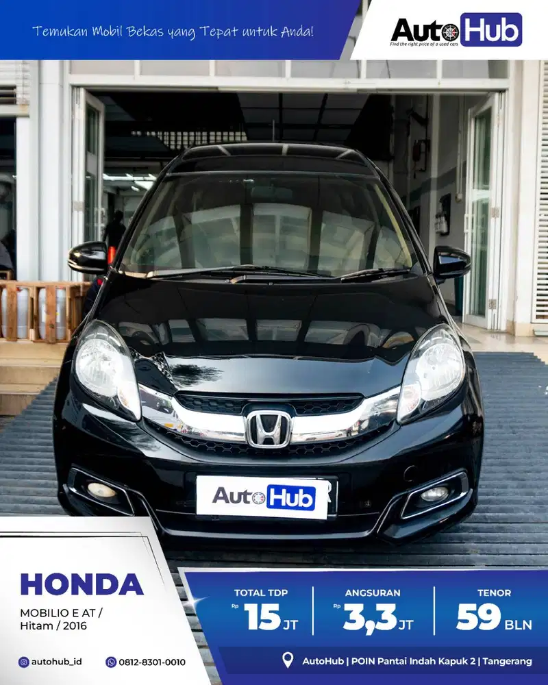 Honda Mobilio E AT 2016 Hitam