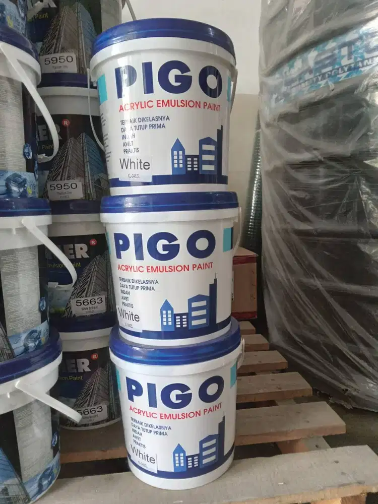 Cat Tembok Pigo ukuran 4,5 kg