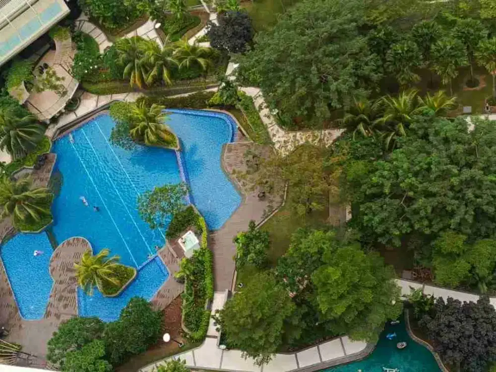 apartemen Kensington rapi semi furnish