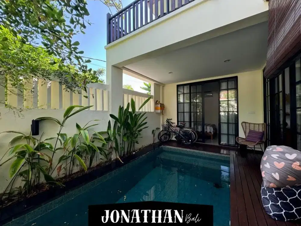 DISEWAKAN – 25 TAHUN DI SANUR - VILLA 2 KAMAR TIDUR DENGAN KOLAM RENANG - VSPT