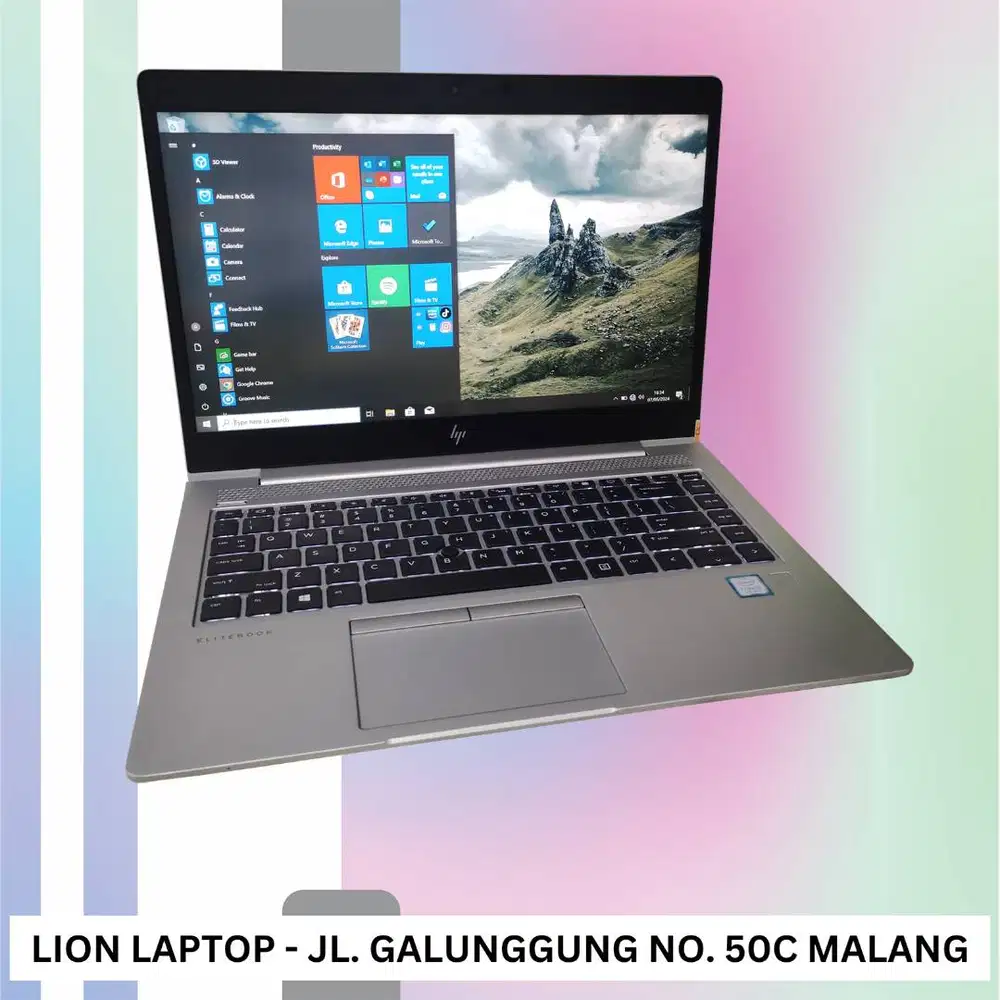 Core i5 Gen 8 RAM 8GB SSD 256GB HP Elitebook 840 G5 [09|10]