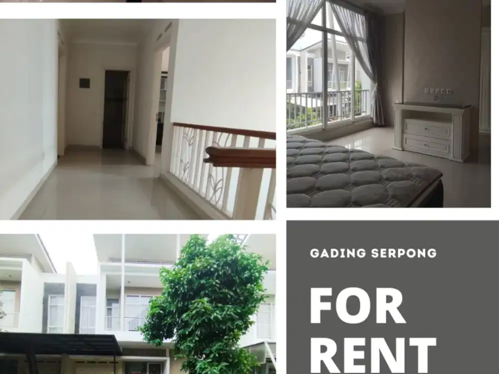 Disewakan cepat  Rumah The Spring GRISEA - Gading serpong