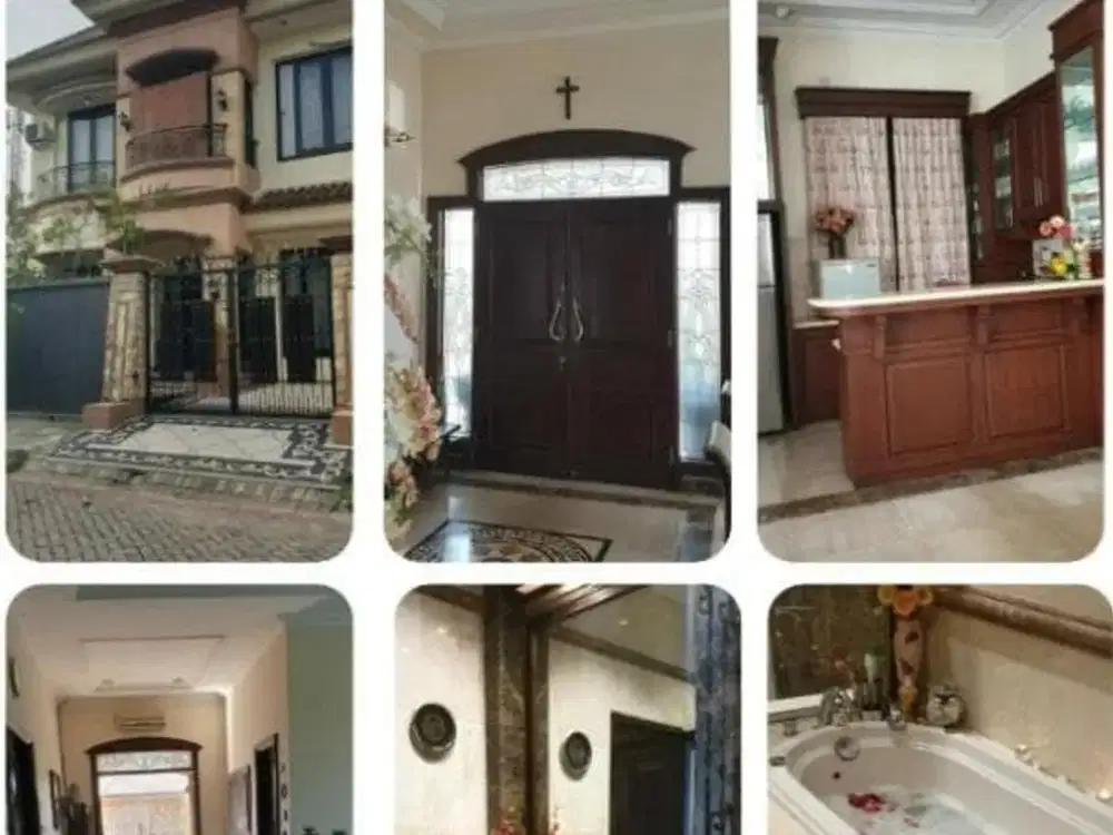 JUAL RUMAH MEWAH CLASSIC FULL FURNISH ARAYA