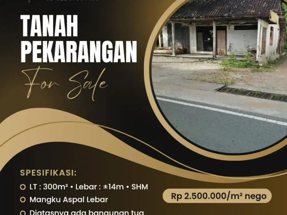 Tanah Potensial untuk Rumah Kost Dengan Bangunan Di Atasnya