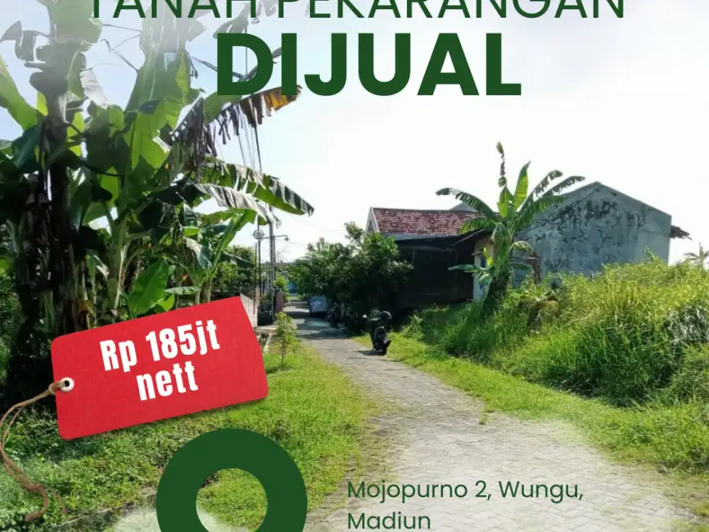 Tanah Pekarangan di Mojopurno 2 Madiun