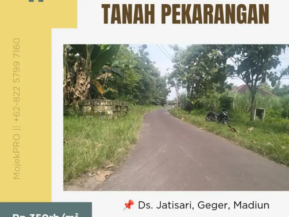 Tanah Pekarangan Luas Jatisari