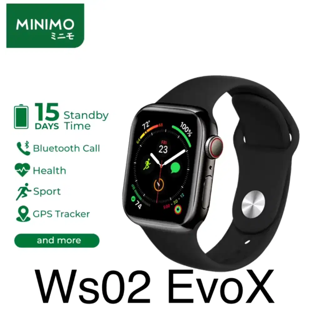 Minimo SMART WATCH WS02 EvoX Black