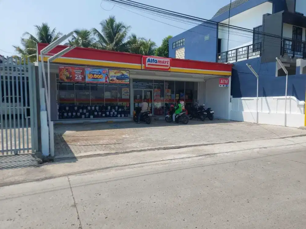 Dijual tanah dan toko Alfamart Regular Cianjur Jabar