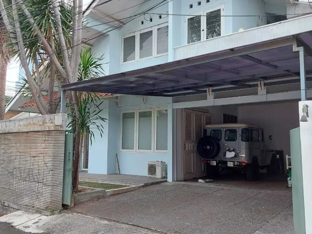 Z57 Rumah Hoek 340 m2 Murah di Pejaten Barat Jakarta Selatan