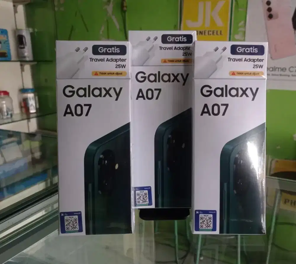 Samsung A07 6/128 New Free Adaptor