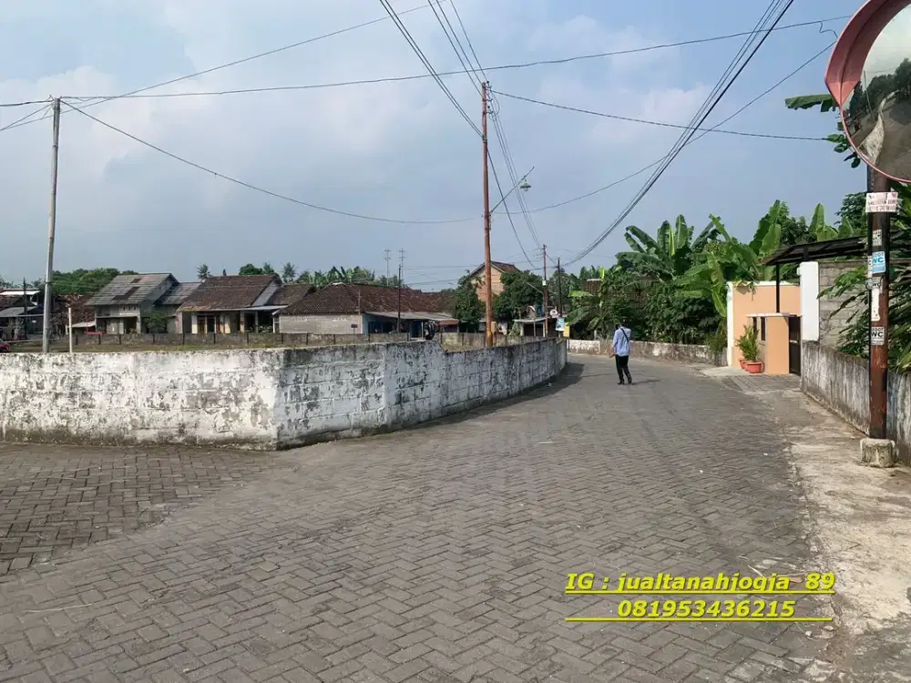 Tanah Jogja dekat pasar cebongan sleman, SHM P unit
