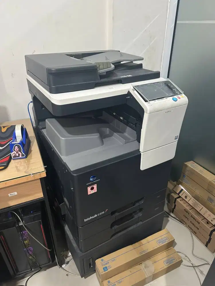 DIJUAL MESIN FOTOCOPY KONICA MINOLTA C226 100% MULUS TAHUN 2021